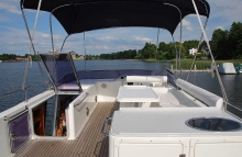 Barka turystyczna Europa 700 górny pokład foto: LOCABOAT