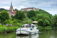 Francja - Burgundia - Saone - czarter barki turystycznej
 foto: LOCABOAT