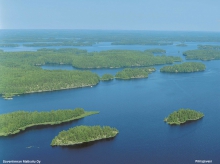 Czarter barki turystycznej w Finlandi foto: Saimaan Solmu